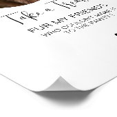 Leckerei Gastgeschenk Hochzeit Biscuit Bar Haustie Poster (Ecke)