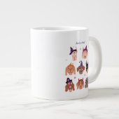 Leckerei Halloween Hunde Jumbo-Tasse (Vorderseite Rechts)