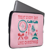 Leckerei jeden Tag wie Weihnachten Laptopschutzhülle (Vorne Rechts)