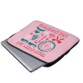 Leckerei jeden Tag wie Weihnachten Laptopschutzhülle (Vorne Knopf)
