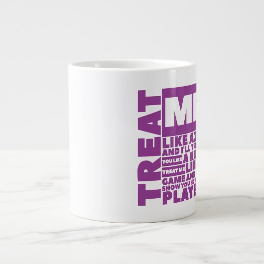 Leckerei Jumbo Tasse (Vorderseite)