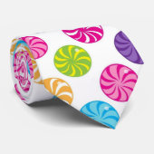 Leckerei-Krawatte des Musters der harten Süßigkeit Krawatte (Gerollt)