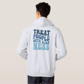 Leckerei Menschen mit Freundlichkeit Hoodie (Schwarz voll)