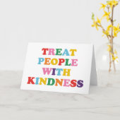 Leckerei Menschen mit Freundlichkeit Karte (Gelbe Blume)