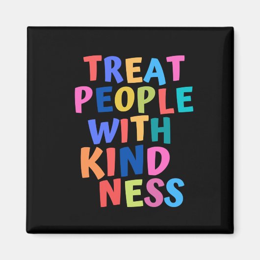 Leckerei Menschen mit Freundlichkeit Magnet (Vorne)