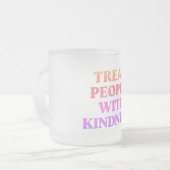 Leckerei Menschen mit Freundlichkeit Mattglastasse (Vorderseite Links)