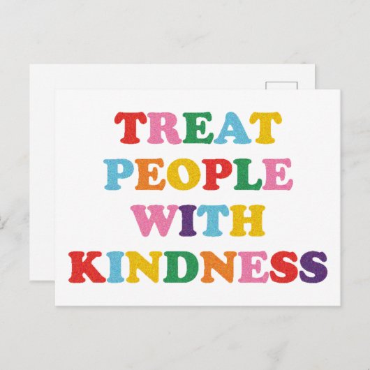 Leckerei Menschen mit Freundlichkeit Postkarte (Vorne/Hinten)