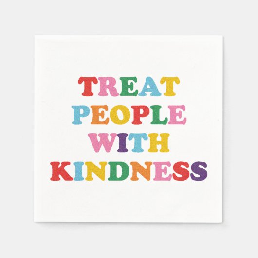 Leckerei Menschen mit Freundlichkeit Serviette (Vorderseite)