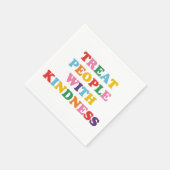 Leckerei Menschen mit Freundlichkeit Serviette (Ecke)