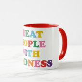 Leckerei Menschen mit Freundlichkeit Tasse (VorderseiteRechts)