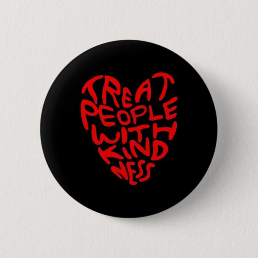 Leckerei Menschen mit Herzlichkeit Design Button (Vorderseite)