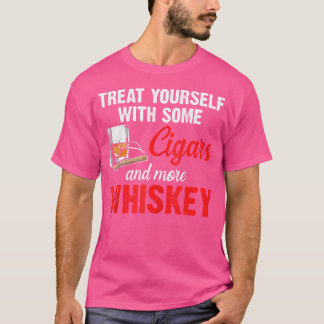 Leckerei mit Zigarren und Whiskey-Zigarren T-Shirt