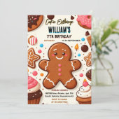 Leckerei niedliche Süßigkeiten Cookie Exchange 1.  Einladung (Stehend Vorderseite)