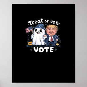 Leckerei oder Abstimmung, spöttischer Trumpkin, Ha Poster