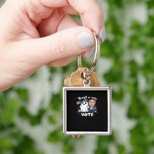 Leckerei oder Abstimmung, spöttischer Trumpkin, Ha Schlüsselanhänger (Hand)