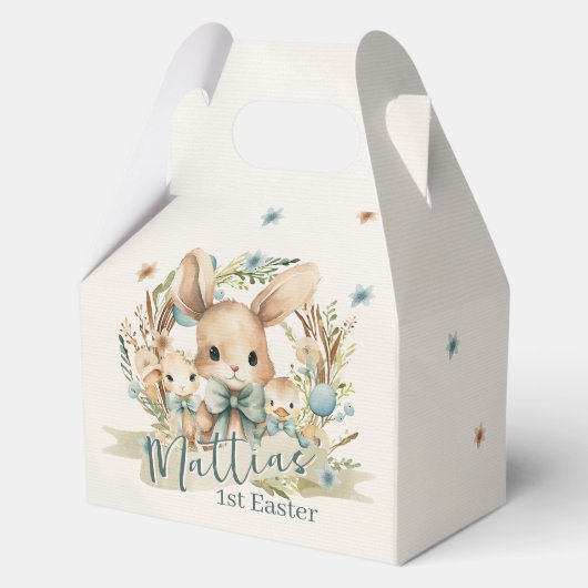 Leckerei "personalisiert Bunny, Chick & Lamb" Geschenkschachtel (Vorderseite)
