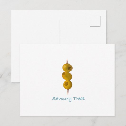 Leckerei Postkarte (Vorne/Hinten)