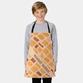 Leckerei Reis Geometrisches Personalisiertes Muste Schürze (Getragen)