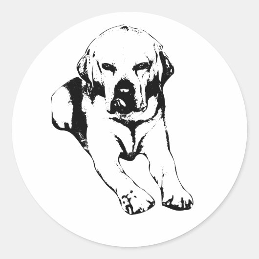 Leckerei Runder Aufkleber (Vorderseite)