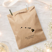Leckerei-Säcke der Hawaii-Gastgeschenk Hochzeit, G Geschenktütchen (Ausgeschnitten)