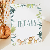 Leckerei "Safari Zoo Jungle Animals Party" Sockelschild
