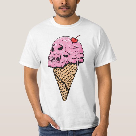Leckerei: Schädelkone T-Shirt (Vorderseite)