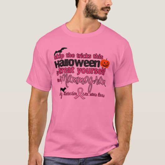 Leckerei sich zu einem Mammogramm T-Shirt (Vorderseite)