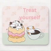 Leckerei Sie selbst Katzen Mousepad (Vorne)