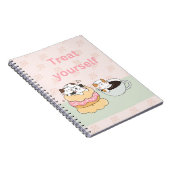 Leckerei Sie selbst Katzen Notizblock (Rechte Seite)