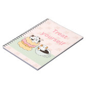 Leckerei Sie selbst Katzen Notizblock (Linke Seite)