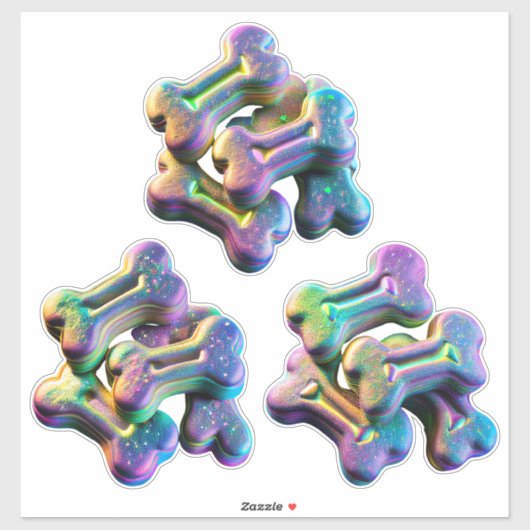 Leckerei Sie selbst - Leckereien-Aufkleber für Hun Aufkleber (Blatt)