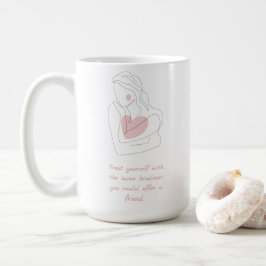 Leckerei Sie selbst mit Freundlichkeit Kaffeetasse