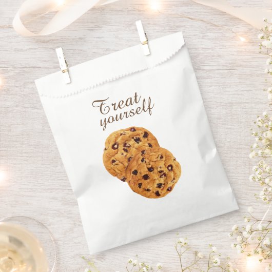 Leckerei Sie selbst Schokolade Chip Cookies Geschenktütchen (Ausgeschnitten)