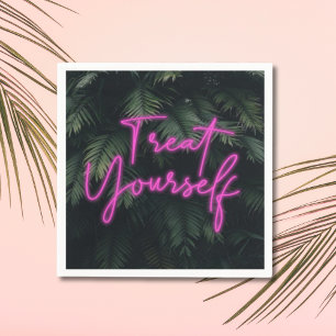 Leckerei Sie selbst Tropischer Neon Sign Wall Art  Serviette