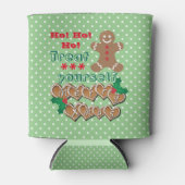 "Leckerei Sie selbst" Weihnachtsgebäck und Dots Dosenkühler (Vorderseite)