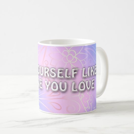 Leckerei Sie selbst wie jemand Sie Liebe Kaffeetasse (VorderseiteRechts)