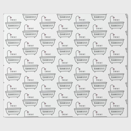 Leckerei Sie selbst Wrapping Paper Geschenkpapier (Flach)