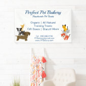 Leckerei von Haustieren versorgt Unternehmen Banner (Insitu)