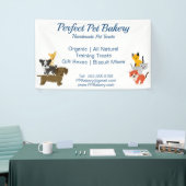 Leckerei von Haustieren versorgt Unternehmen Banner (Messeveranstaltung)