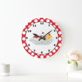 Leckerei-Wanduhr des Bananas split süße Große Wanduhr (Zuhause)