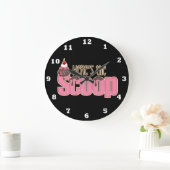 Leckerei-Wanduhr des Eiscremegeschäftes süße Große Wanduhr (Zuhause)