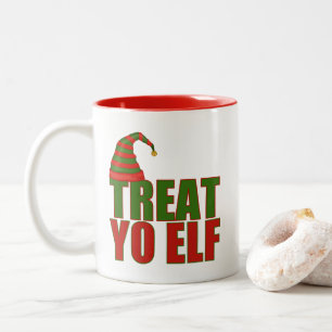 Leckerei Yo Elf   Funny Christmas Tasse