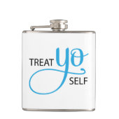 Leckerei Yo Selbstblau Flachmann (Vorderseite)