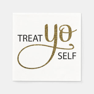 Leckerei Yo Selbstgold Serviette