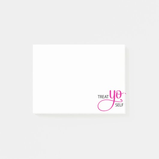 Leckerei Yo Selbstrosa Post-it Klebezettel (Vorderseite)