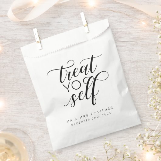 Leckerei Yo Self Calligraphy Gastgeschenk Hochzeit Geschenktütchen (Ausgeschnitten)