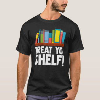 Leckerei Yo Shelf Halloween Reading für Autor T-Shirt
