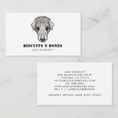 Leckereien Baker Business Card Visitenkarte (Vorne/Hinten)