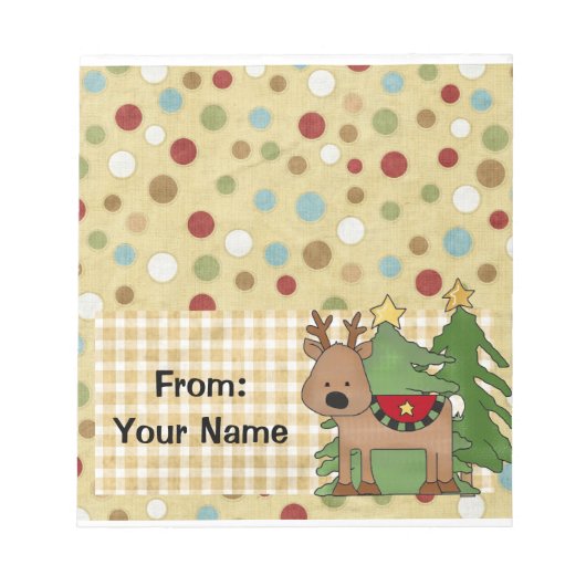 Leckereien-Beutel für Candy oder Holiday Notizblock (Vorderseite)