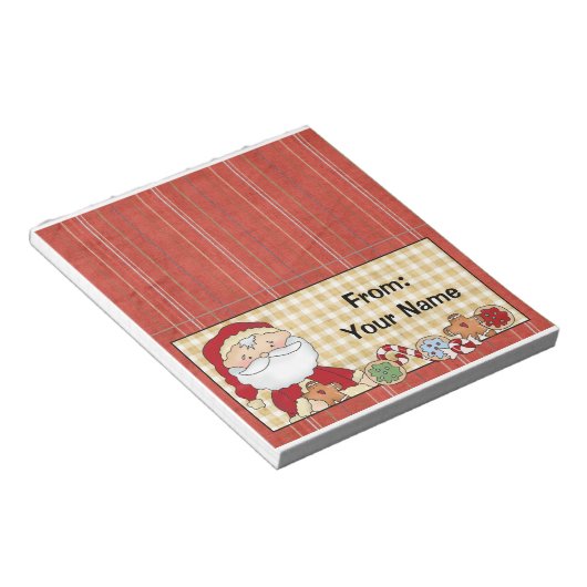 Leckereien-Beutel für Candy oder Holiday Notizblock (angewinkelt)